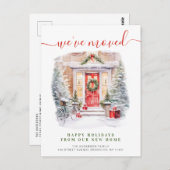 クリスマスホームムービングニューホームの発表 ポストカード (正面/裏面)