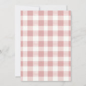 クリスマスホームレッツデッキザホールズブライダルシャワー 招待状 (裏面)