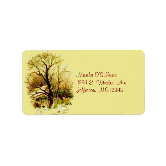 クリスマスホーム出荷ラベル ラベル (正面)