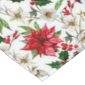 クリスマスホーリーとコニスター テーブルクロス (アングル)