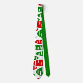 クリスマスホーリーオーバルズ ネクタイ (正面)
