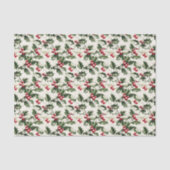 クリスマスホールタイル模様 薄葉紙 (正面)