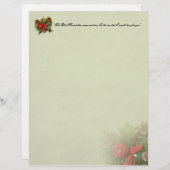 クリスマスホールピースの中心にある文房具 (正面/裏面)