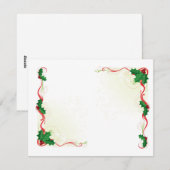 クリスマスホ縁どリー シーズンカード (正面/裏面)