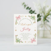 クリスマスボウすてきホリデーお洒落を取得しよう シーズンポストカード (スタンド正面)