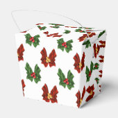 クリスマスボウのパターンは好意ボックスを取り出す フェイバーボックス (裏面サイド)