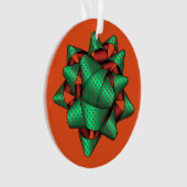 クリスマスボウオーナメントカスタマイズよ オーナメント (正面)