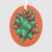 クリスマスボウオーナメントカスタマイズよ オーナメント (正面)