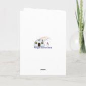 クリスマスボウカードを着たケアン・テリア カード (裏面)