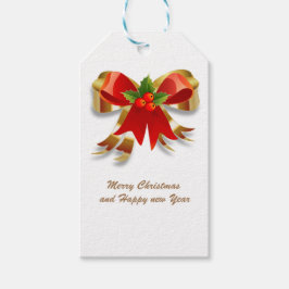 クリスマスボウギフトラベル ギフトタグ