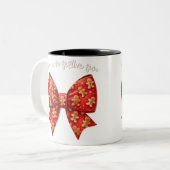 クリスマスボウクリスマスジンジャーパンボウフェスティバル ツートーンマグカップ (正面左)