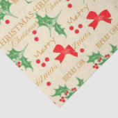クリスマスボウズとホリー 薄葉紙 (詳細)