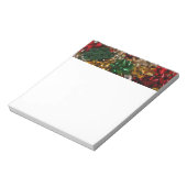 クリスマスボウズカラフルフェスティバルホリデイ ノートパッド (回転)