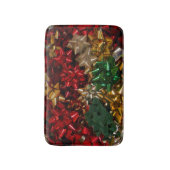 クリスマスボウズカラフルフェスティバルホリデイ バスマット (正面縦)