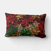 クリスマスボウズカラフルフェスティバルホリデイ ランバークッション (裏面)