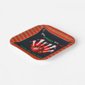 クリスマスボウリングホリデーパーティー ペーパープレート (傾斜あり)