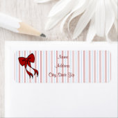 クリスマスボウ住所 シール (インサイチュ)