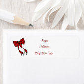 クリスマスボウ住所 シール (インサイチュ)