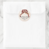 クリスマスボウ1 – クリスマス住所 シール (バッグ)