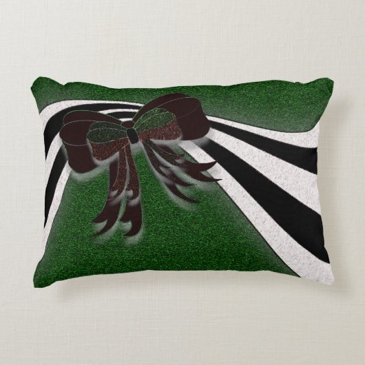 クリスマスボウ –  アクセントクッション (正面)