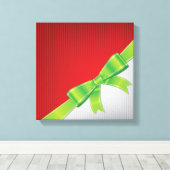 クリスマスボウ キャンバスプリント (インサイチュ (ウッドフロア))