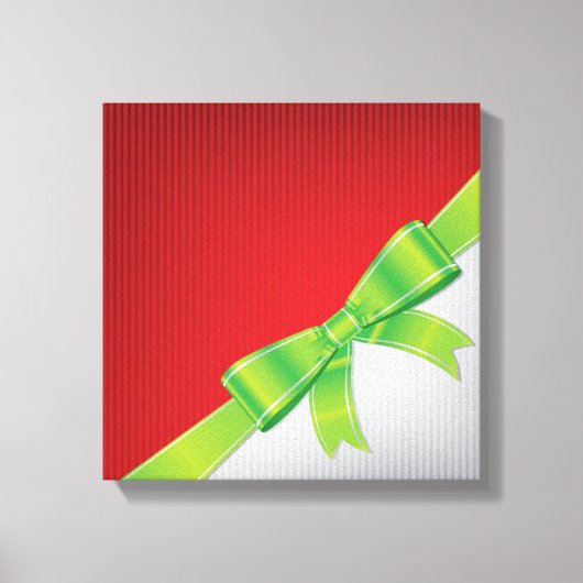 クリスマスボウ キャンバスプリント (正面)