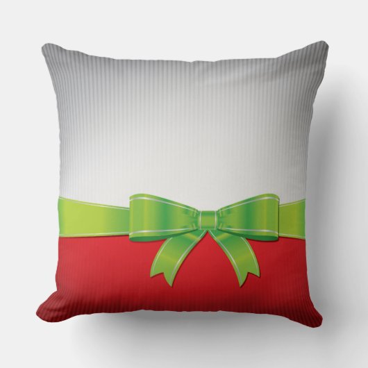 クリスマスボウ クッション (正面)