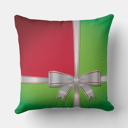 クリスマスボウ クッション (裏面)