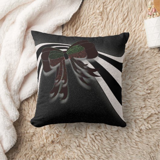 クリスマスボウ –  クッション (ブランケット)