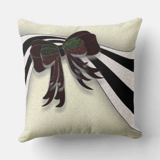 クリスマスボウ –  クッション (裏面)