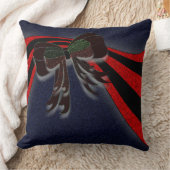 クリスマスボウ – クッション (ブランケット)