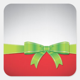 クリスマスボウ スクエアシール