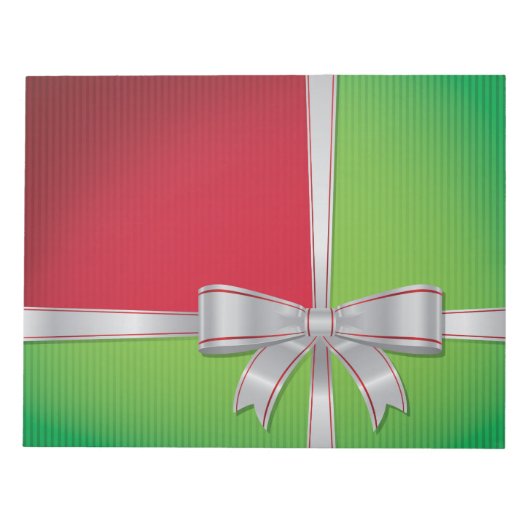 クリスマスボウ ノートパッド (正面)