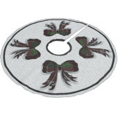 クリスマスボウ –  ブラッシュドポリエステルツリースカート (アングル)