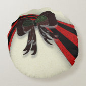 クリスマスボウ –  ラウンドクッション (裏面)