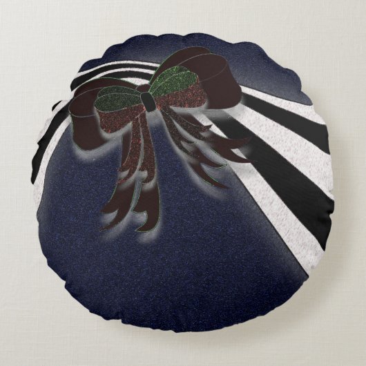 クリスマスボウ –  ラウンドクッション (正面)