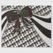 クリスマスボウ –  ラッピングペーパー (フラット)