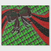 クリスマスボウ –  ラッピングペーパー (フラット)