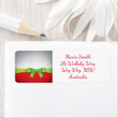 クリスマスボウ ラベル (インサイチュ)