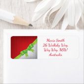 クリスマスボウ ラベル (インサイチュ)