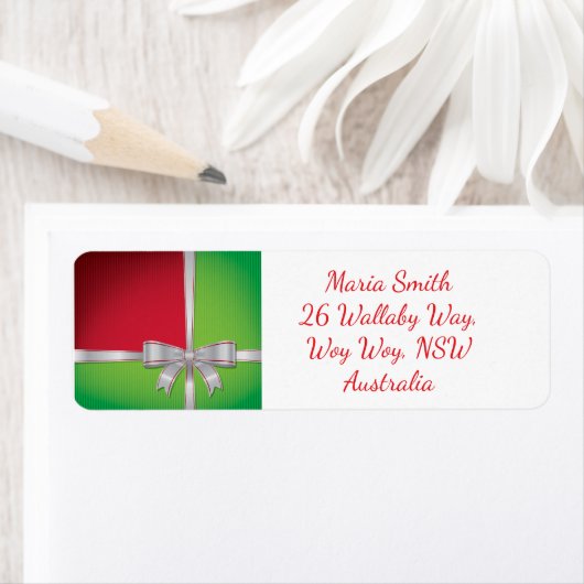 クリスマスボウ ラベル (インサイチュ)