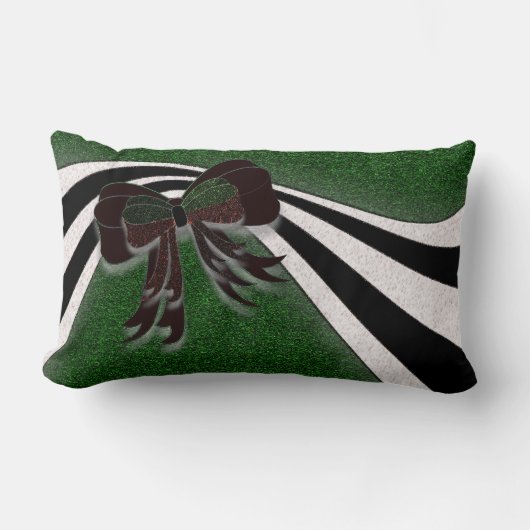 クリスマスボウ –  ランバークッション (正面)