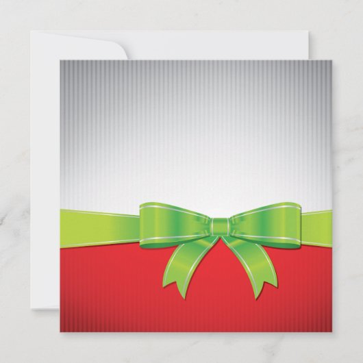 クリスマスボウ 招待状 (正面)