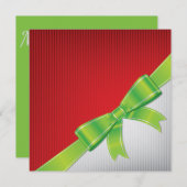 クリスマスボウ 招待状 (正面/裏面)