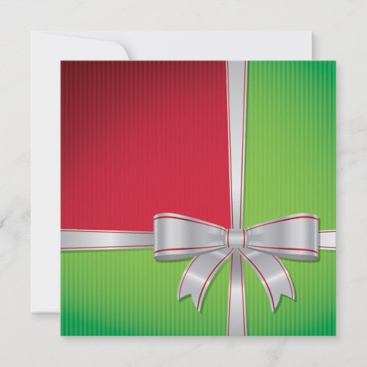 クリスマスボウ 招待状 (正面)