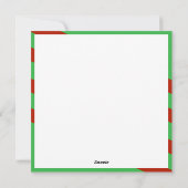 クリスマスボカラフルール電球の写真 シーズンカード (裏面)