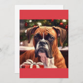 クリスマスボクサードギフトTシャツ シーズンカード (正面/裏面)