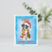 クリスマスボクサーホリデイ招待状 シーズンカード (スタンド正面)