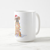 クリスマスボクサー犬クリスマス動物愛玩動物愛玩具所有者 コーヒーマグカップ (正面右)