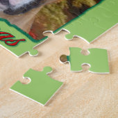 クリスマスボクサー犬 ジグソーパズル (側面)